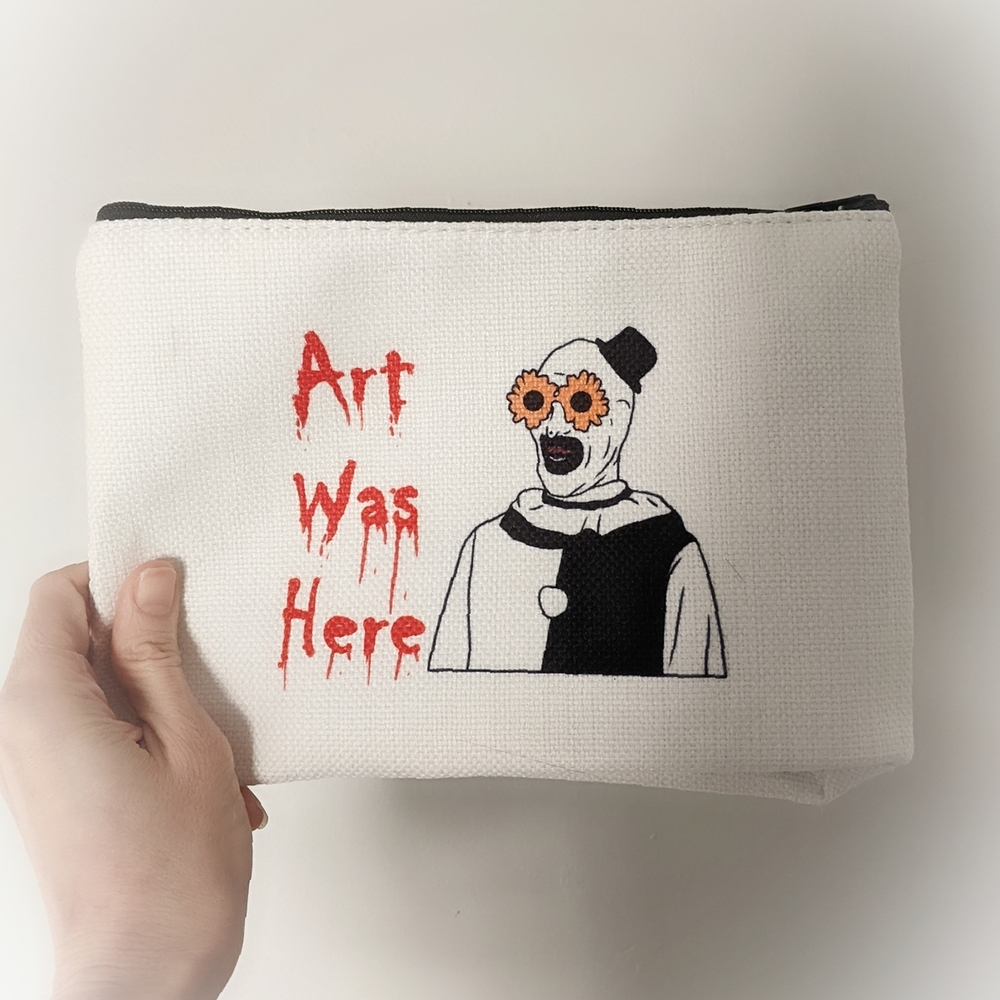Terrifier Pencil Case BNIP Makeup Bag Slasher Film